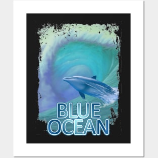 Blue Ocean Posters and Art